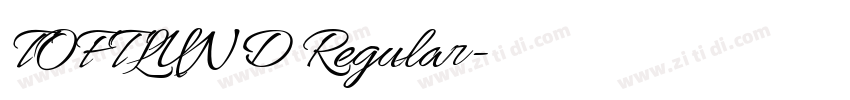 TOFTLUND Regular字体转换 TOFTLUND Regular字体转换